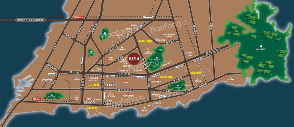 新汇星城位置图