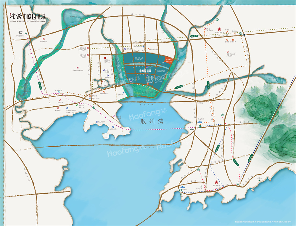 中欧国际城滨江悦位置图