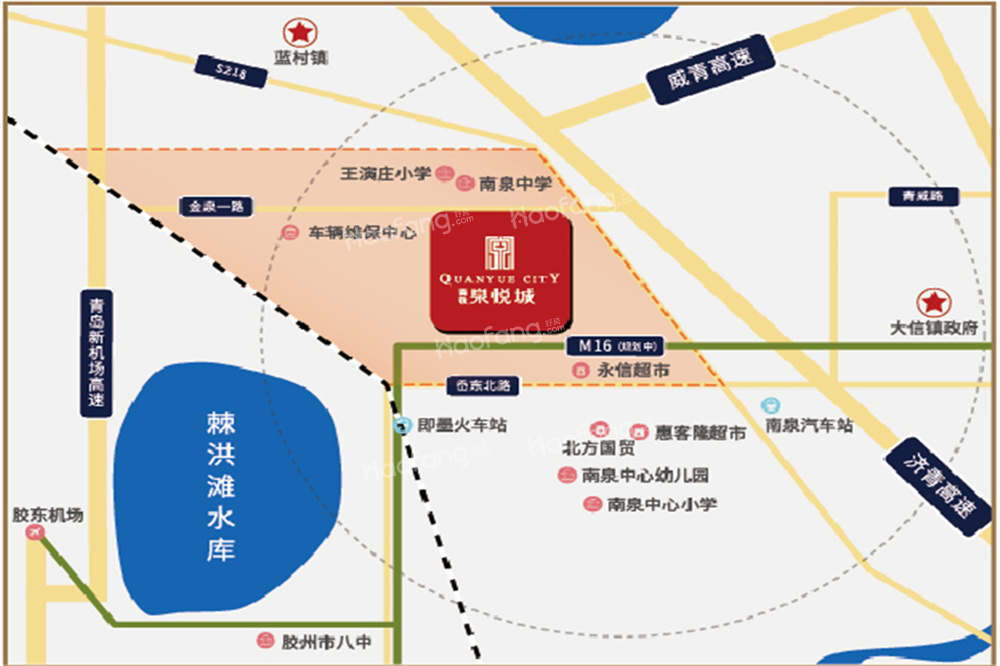 青铁泉悦城位置图