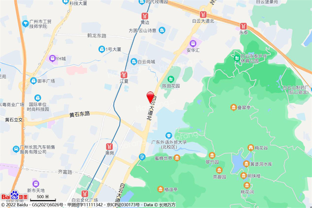 广州富力·富云山位置图