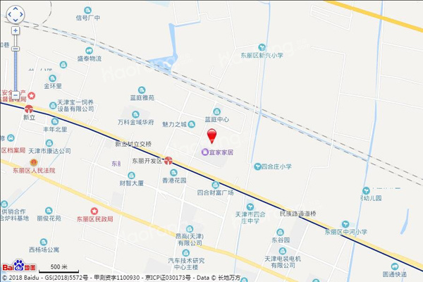 滨海浙商蓝庭国际商铺位置图
