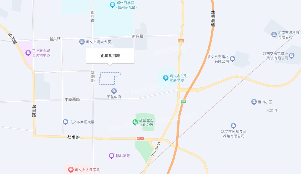 正和紫荆城位置图