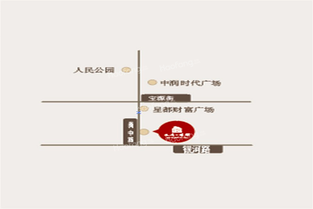 长青·艺墅位置图