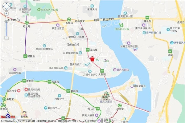 江北嘴国际金融中心A-ONE位置图