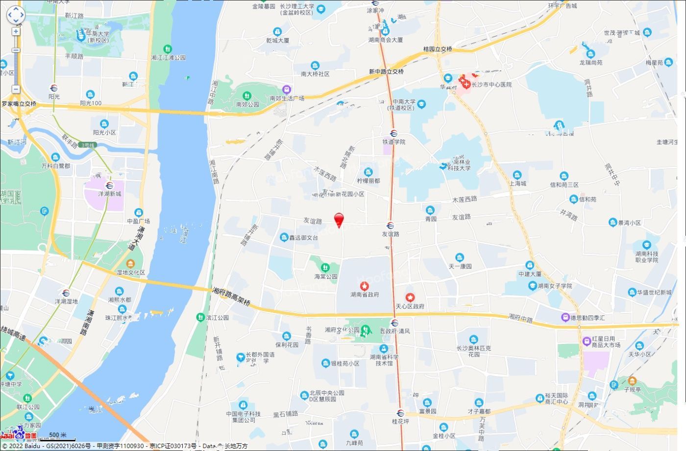 龙湖·春江天曜（二期）位置图