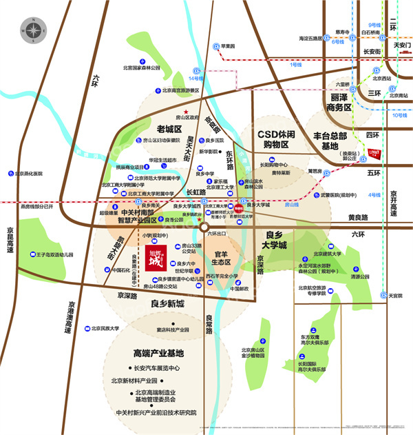 旭辉城位置图