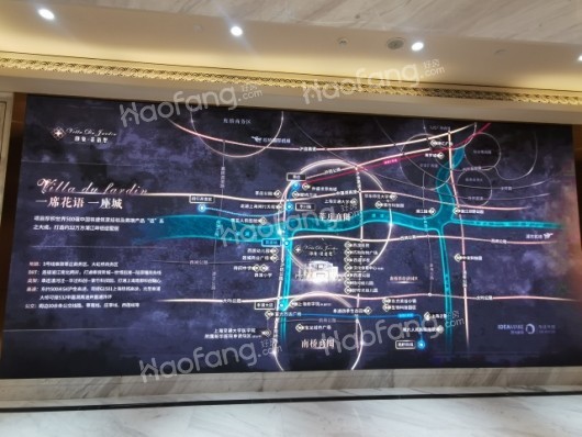中国铁建印象花语墅交通图