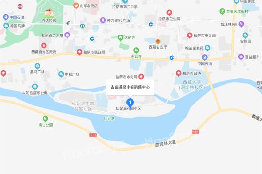 吉曲温泉小镇交通图
