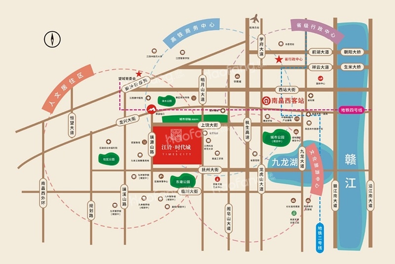 江铃时代城位置图