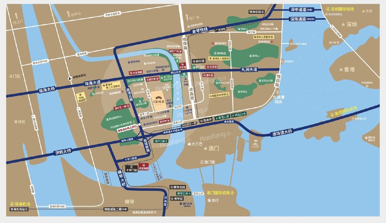 綠景璽悅灣位置圖