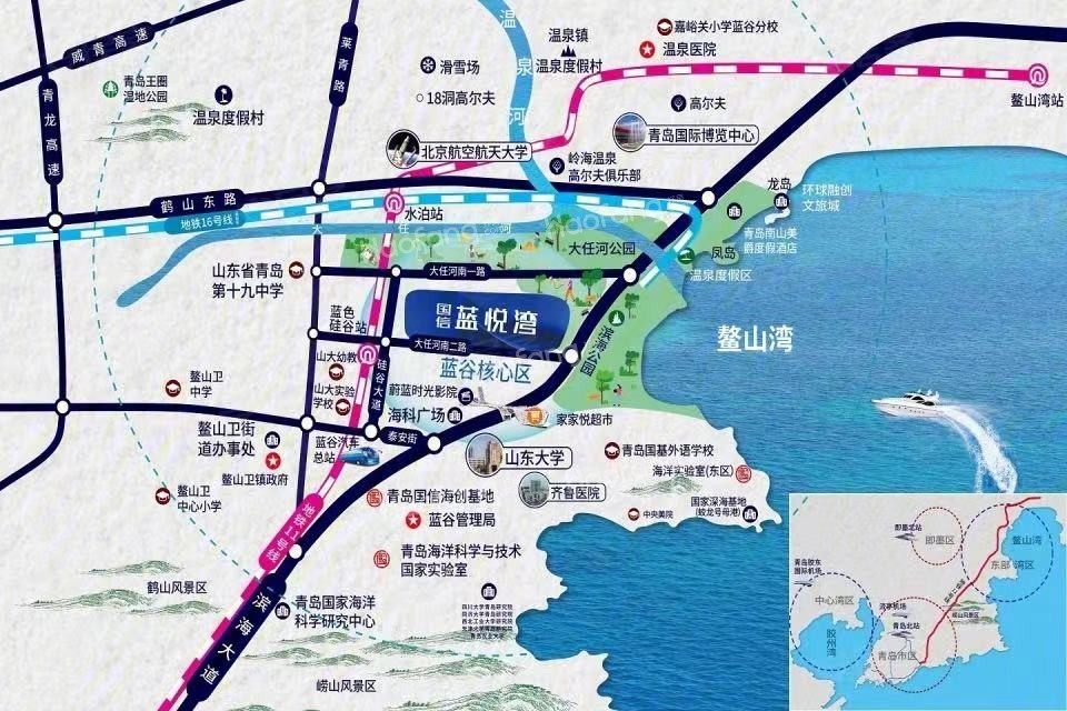 国信蓝悦湾位置图