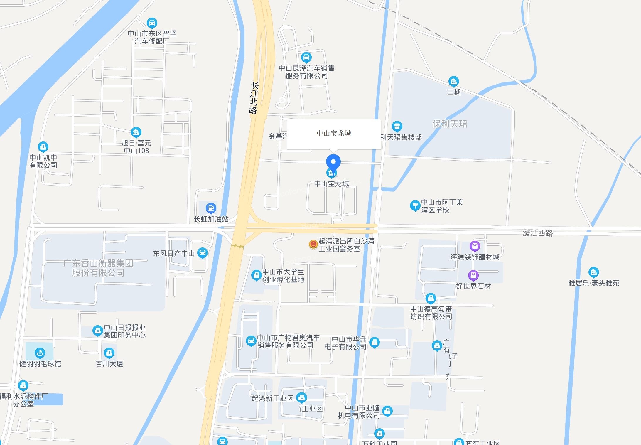 中山宝龙城位置图