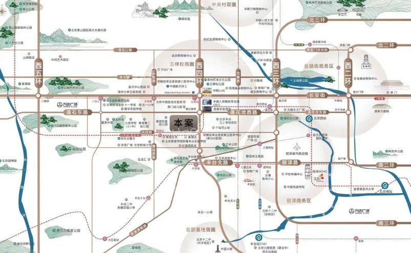 北京建工熙华台位置图