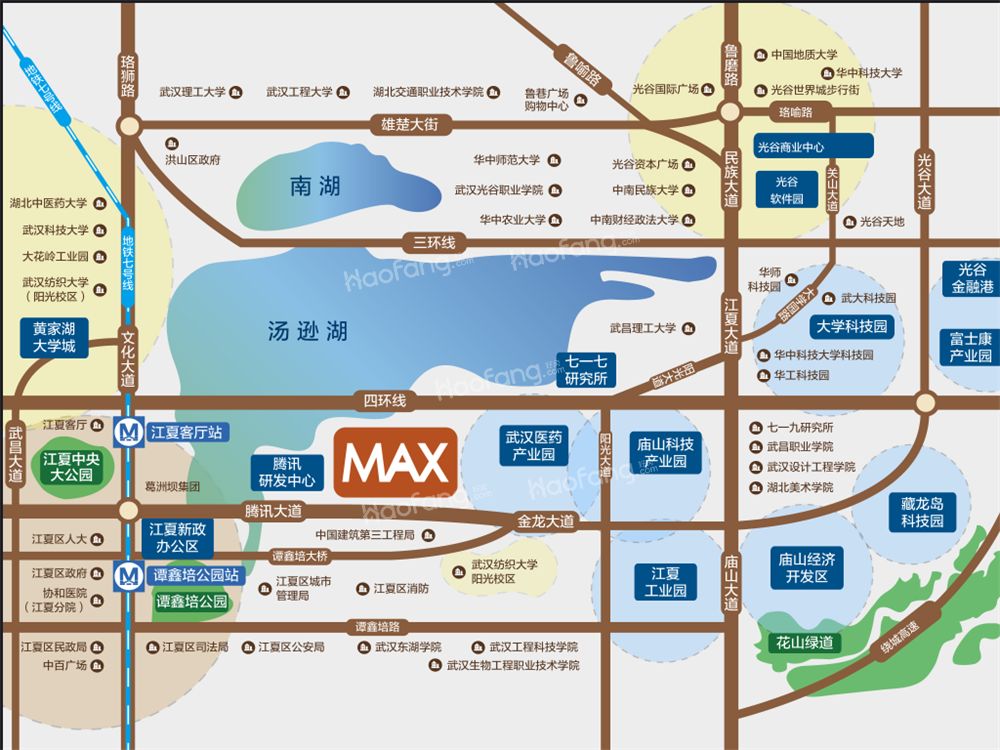 MAX科技园位置图