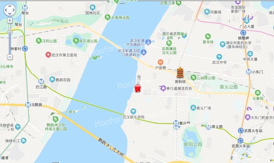 金融街·融御滨江位置图
