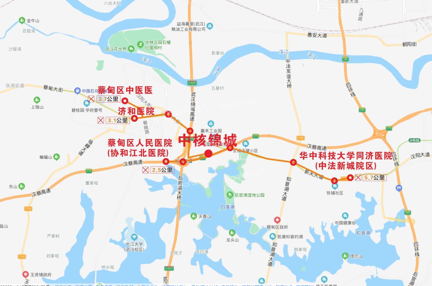 中核锦城位置图
