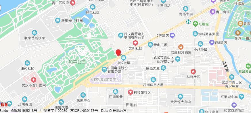 武汉城建·融创|和平中心位置图