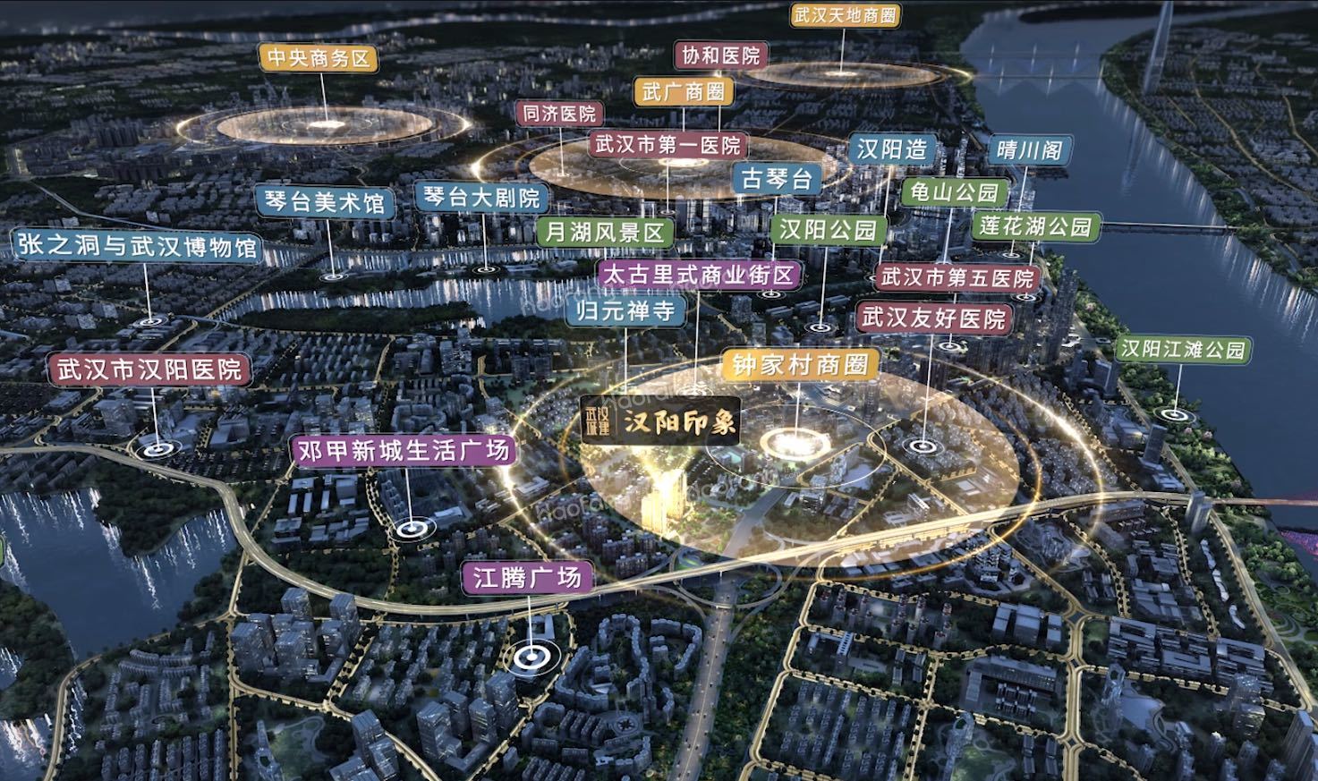 武汉城建汉阳印象位置图