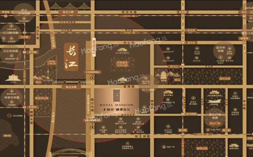 金融街·融御滨江位置图