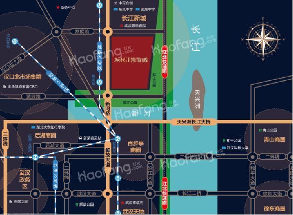 长江凯旋城位置图