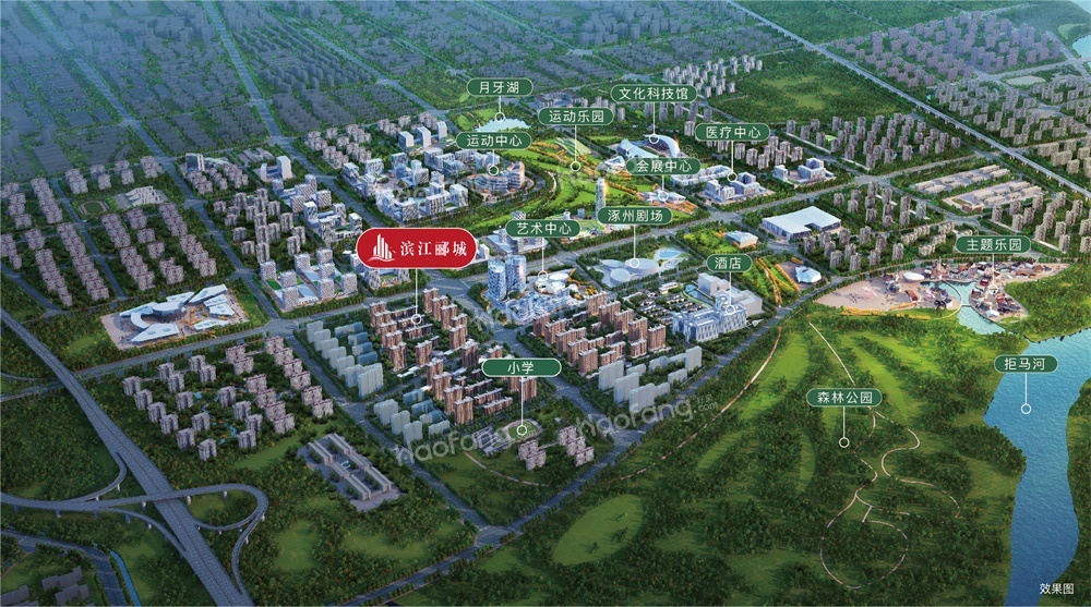 涿州滨江郦城位置优势有哪些—涿州滨江郦城周边有什么生活配套