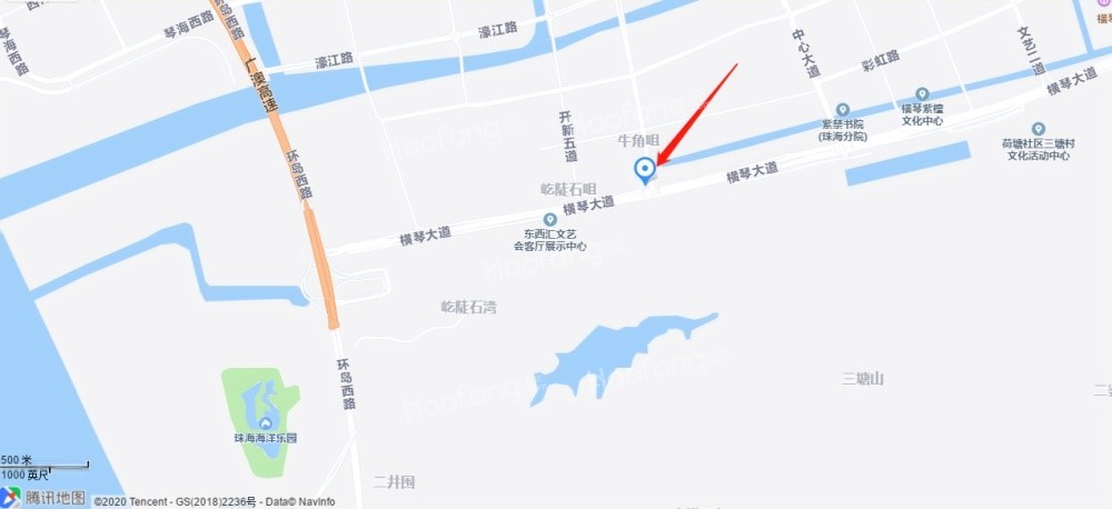 橫琴萬象世界位置圖