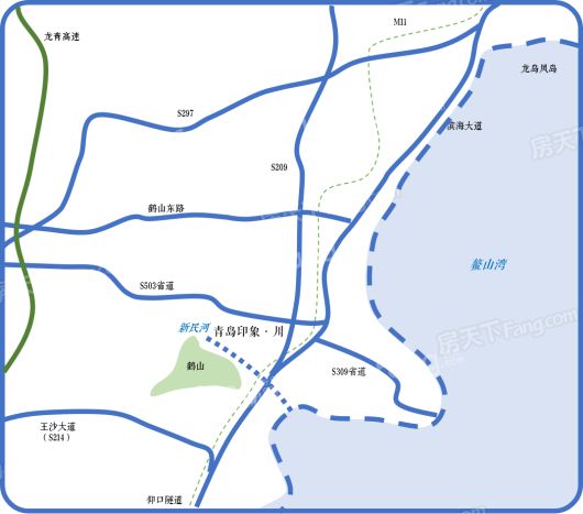 青岛印象·川位置图