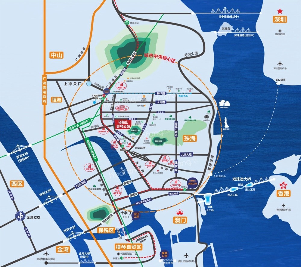 馬鞍山一號(hào)公館位置圖