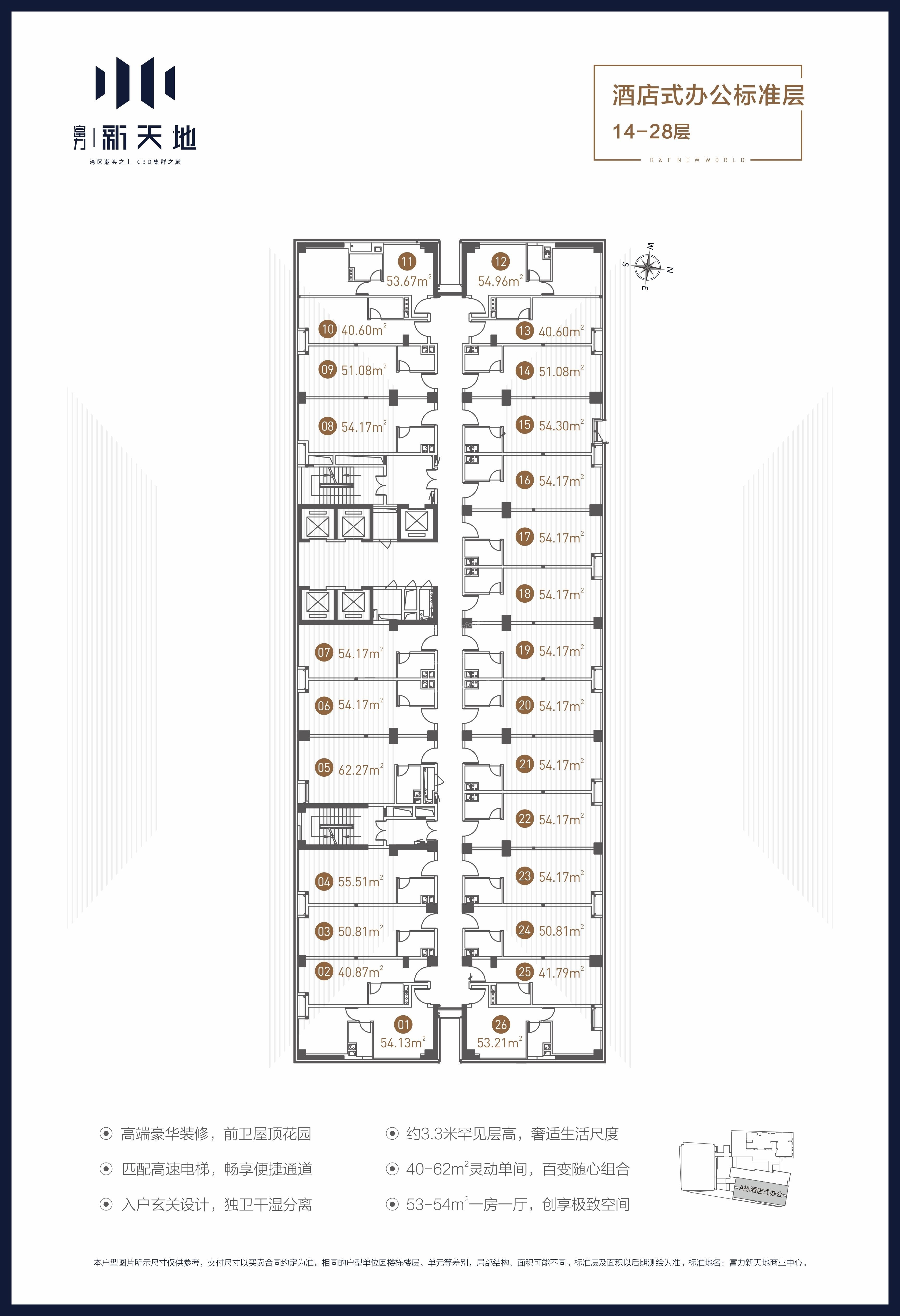 富力新天地1室0廳1衛(wèi)