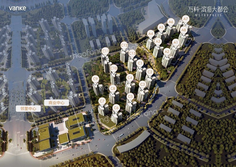 萬科海上城市效果圖