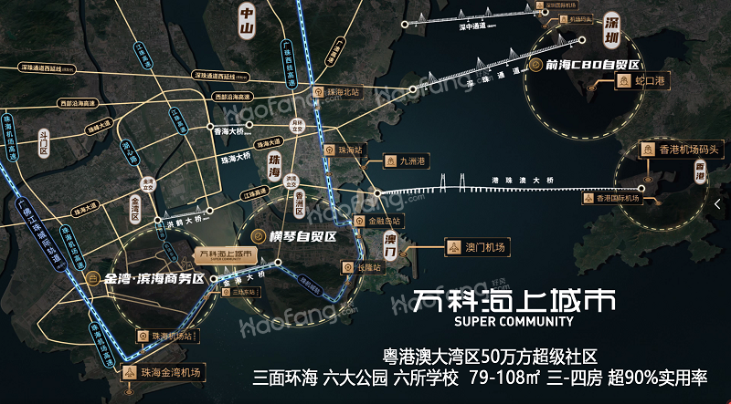 萬科海上城市位置圖