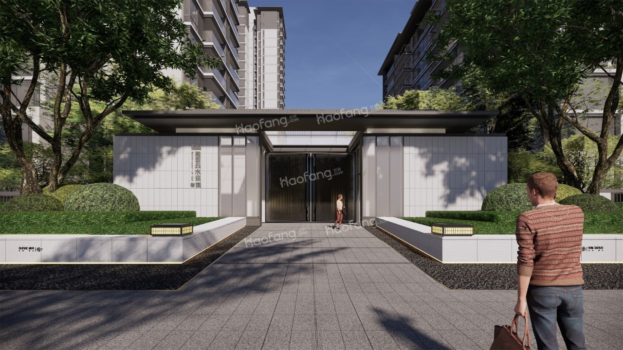 融創(chuàng)云水觀棠花園效果圖