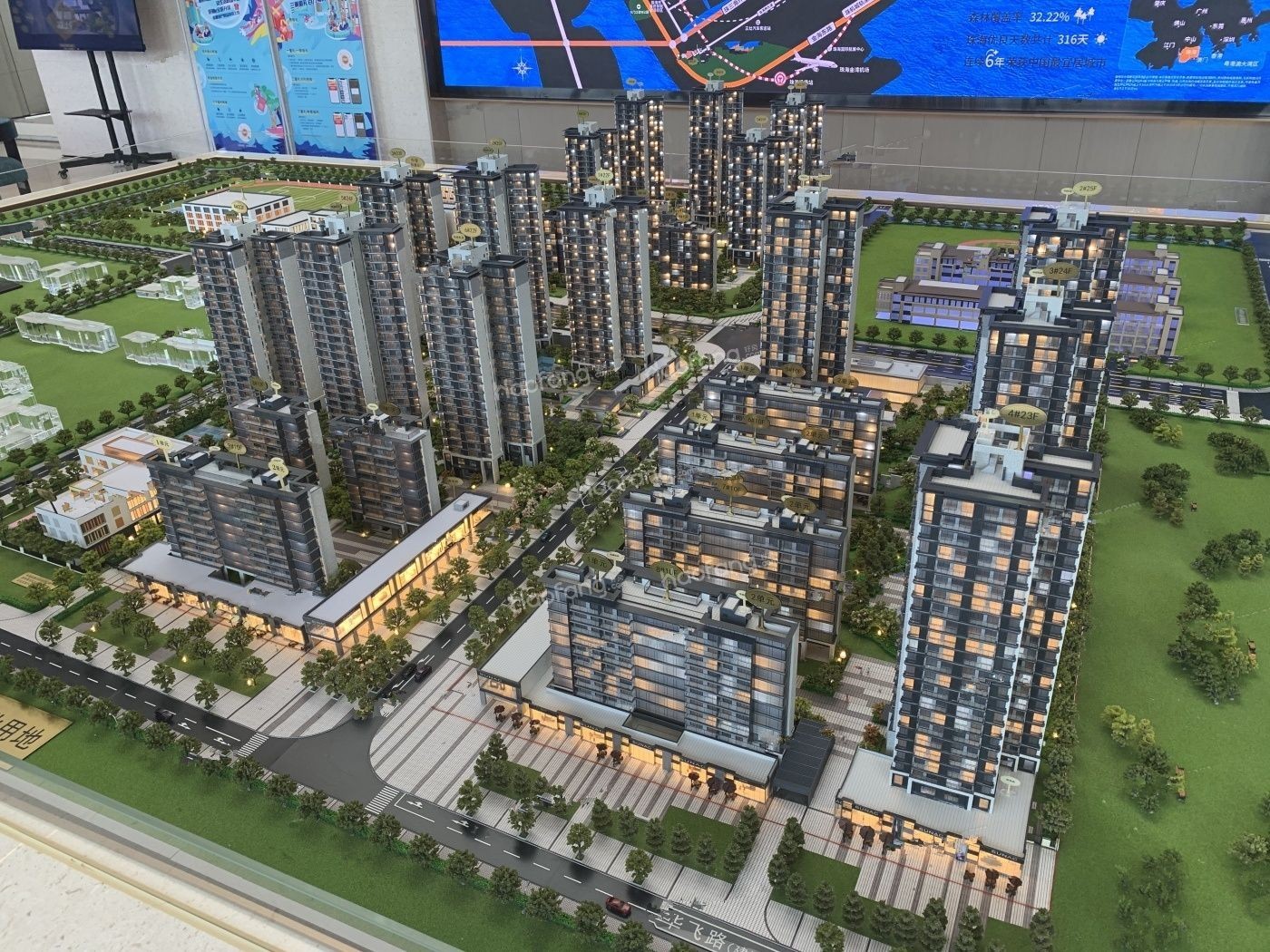 融創(chuàng)云水觀棠花園實(shí)景圖