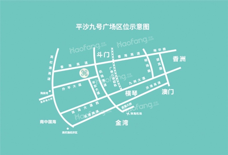 平沙九號廣場位置圖