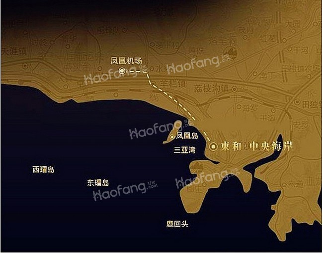 天成中央海岸位置图