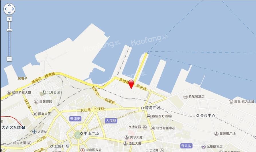 中海海港城Ⅱ期峯汇位置图