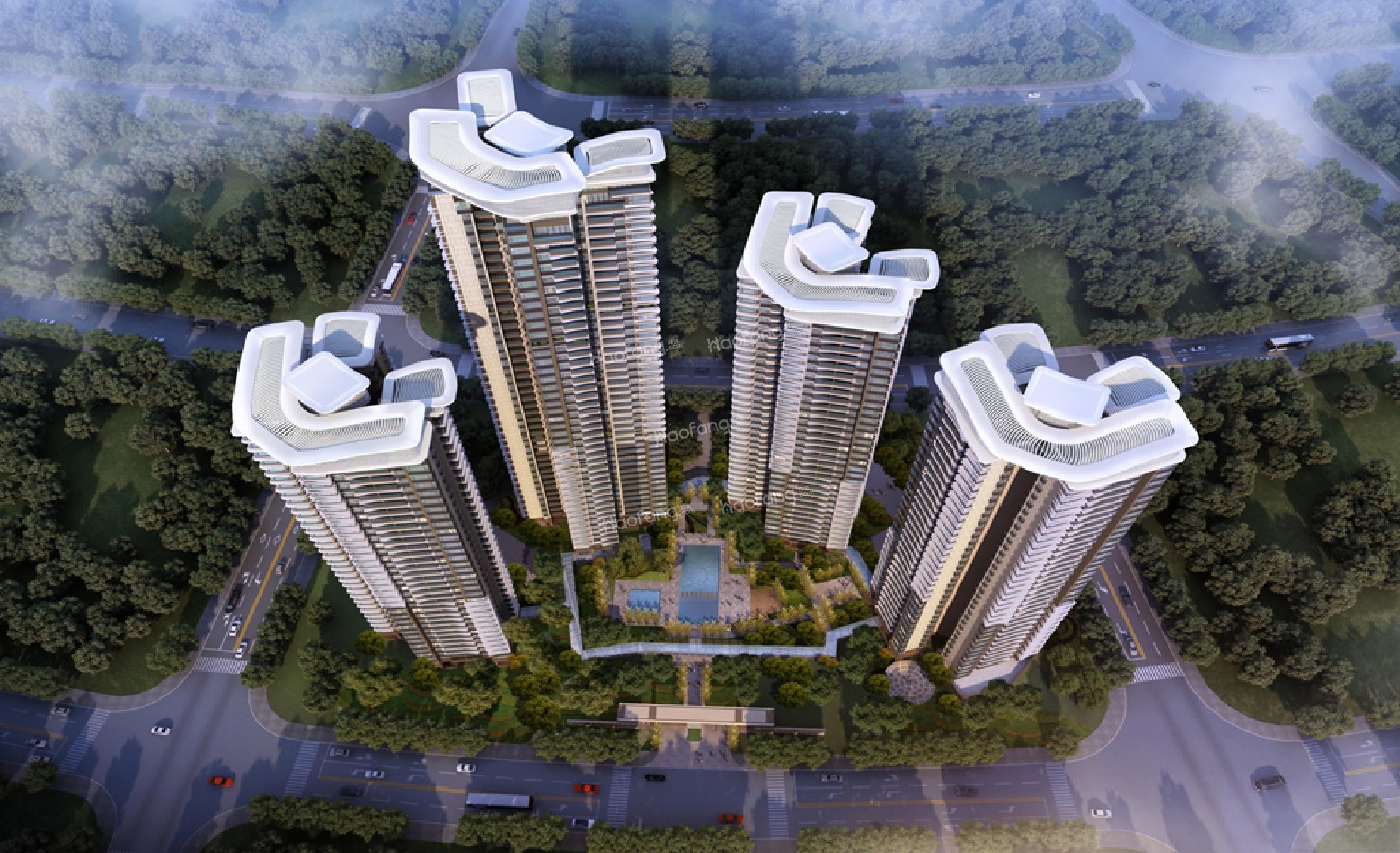 華發(fā)琴澳新城·四季峰景效果圖