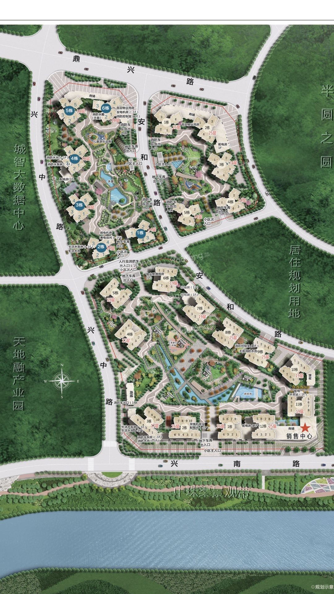 雅居樂國際花園位置圖