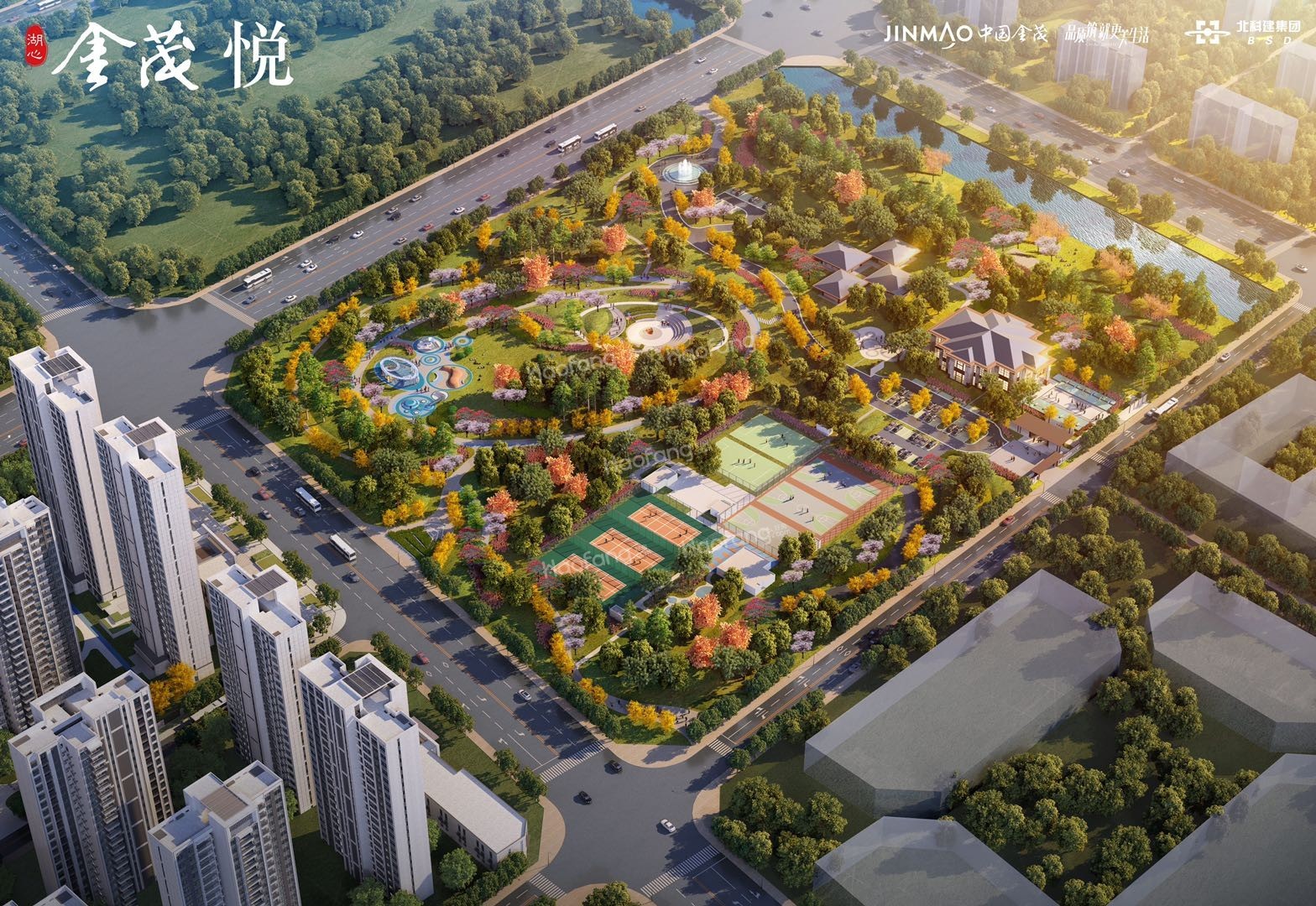 湖心金茂悅配套圖