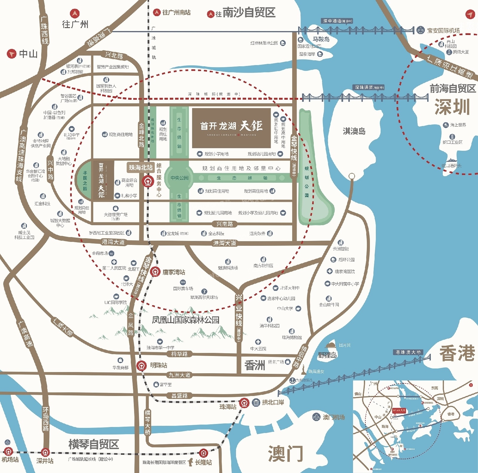 首開龍湖天鉅位置圖