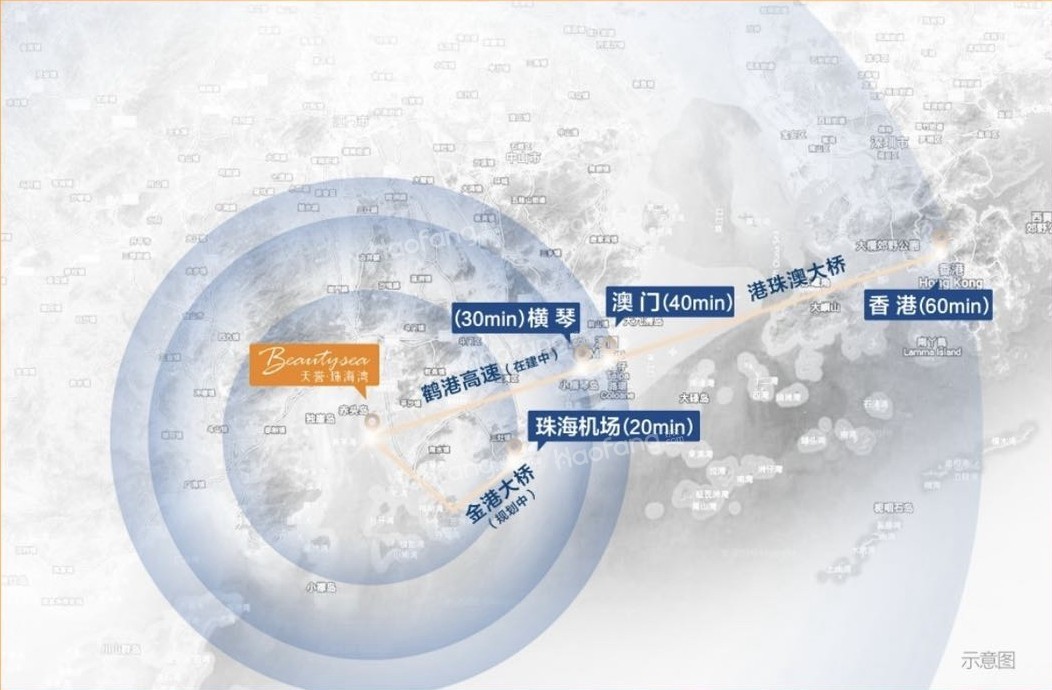 天譽(yù)珠海灣位置圖