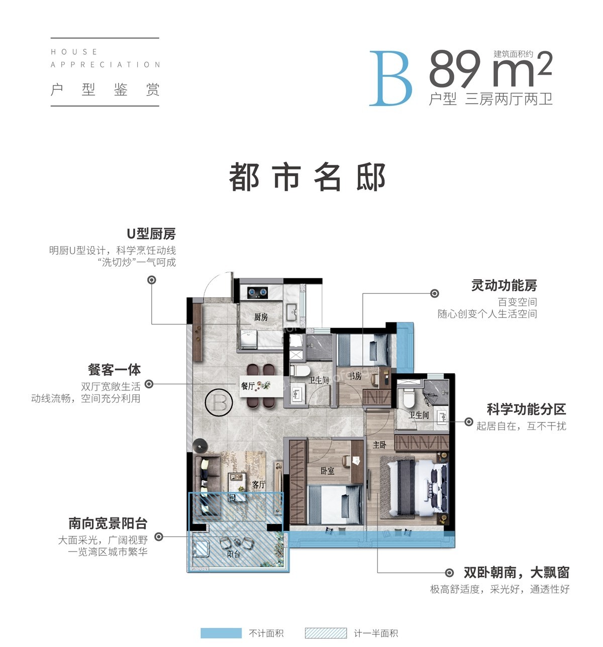 美的寶龍城3室2廳2衛