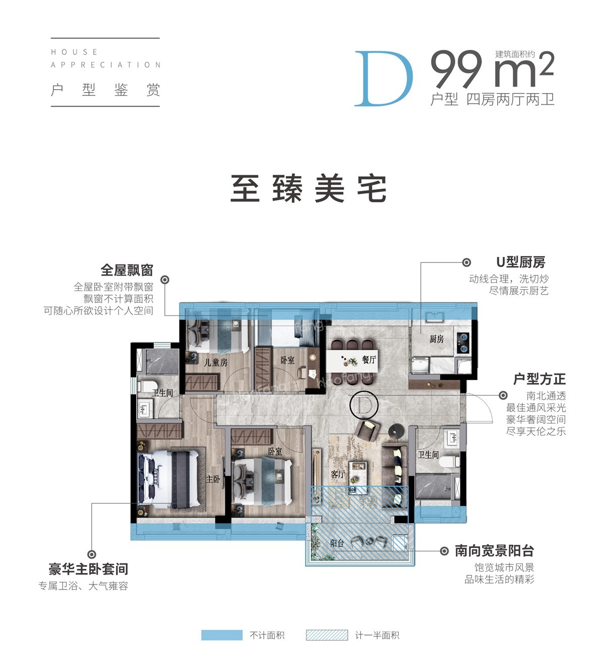 美的寶龍城4室2廳2衛