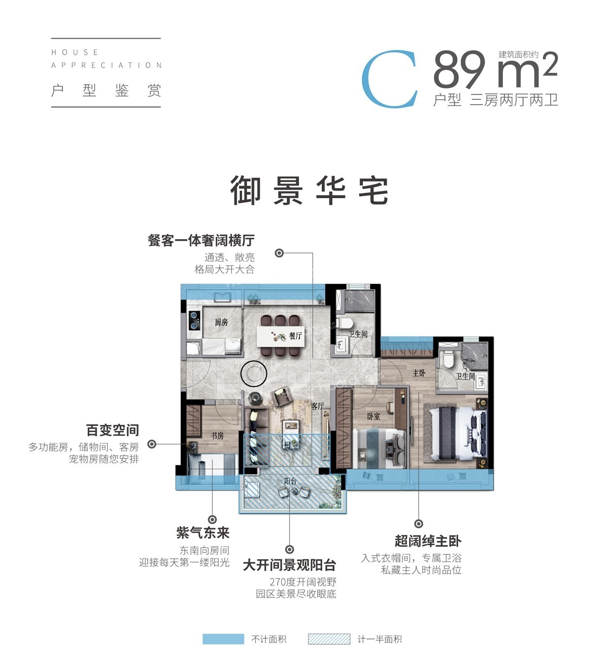 美的寶龍城3室2廳2衛