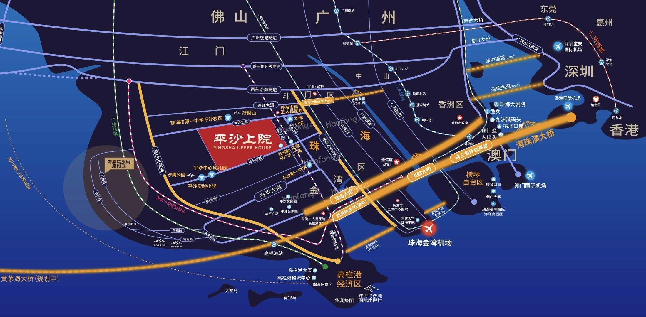 平沙上院位置圖