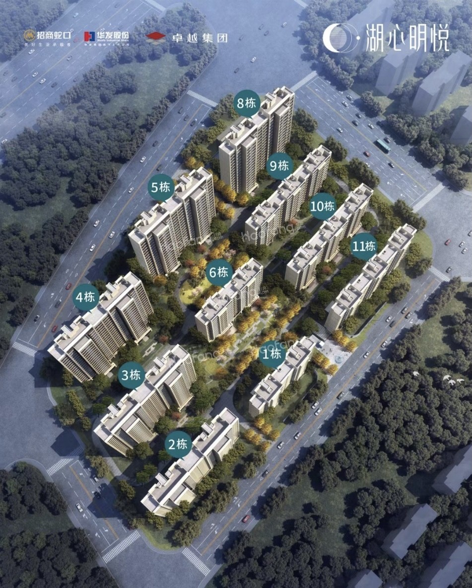 招商華發(fā)湖心明悅效果圖